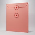 Pink Envelope icon isolated on pink background. Email message letter symbol. Minimalism concept. 3D render illustration Royalty Free Stock Photo