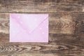 Pink envelope Royalty Free Stock Photo