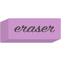 Pink Eraser Illustration Royalty Free Stock Photo