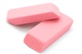 Pink Erasers Royalty Free Stock Photo