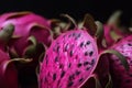 Pink exotic dragon fruit. Generate ai Royalty Free Stock Photo