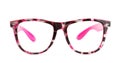 Pink eyeglasses Royalty Free Stock Photo