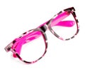 Pink eyeglasses Royalty Free Stock Photo