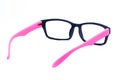 Pink Eyeglasses Isolated Royalty Free Stock Photo