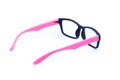 Pink Eyeglasses Isolated Royalty Free Stock Photo