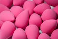 Pink face sponge for cosmetics