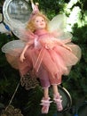 Pink fairy oranament Royalty Free Stock Photo