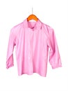 Pink female blouse