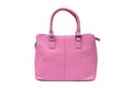 Pink female handbag