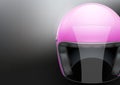 Pink Female Motorcycle Helmet Royalty Free Stock Photo