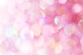 Pink festive Christmas elegant abstract background soft lights