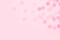 Pink festive confetti background. Royalty Free Stock Photo