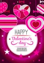 Pink festive Valentine