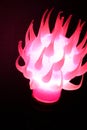 Pink Flame Light Royalty Free Stock Photo