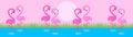 Pink flamingos Royalty Free Stock Photo