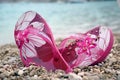 Pink flip flops Royalty Free Stock Photo