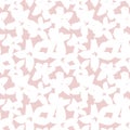 Pink Floral Brush strokes Seamless Pattern Background