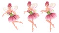Pink Floral Fairy Royalty Free Stock Photo