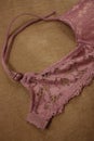 Pink floral lace women luxury push up bra