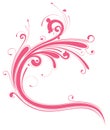 Pink flourish