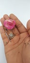 Pink flower hands kechho hands keel