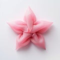 Pink Flower Headpiece: Tatsuo Miyajima Style Soft Sculpture