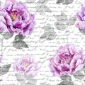 Seamless flower pattern for textil or wallpaper Royalty Free Stock Photo