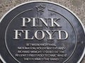 Pink Floyd plaque at Regent Street Polytechnic in London