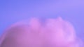 Pink fog against the sky. Smoke on a blue background. Magic clouds, a fairy tale. Slow motion. Intro, outro. Footage, the texture