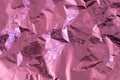 Pink foil texture background