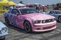 Pink ford mustang