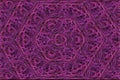 Pink fractal texture background kaleidoscope