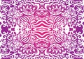 Pink funky seamless pattern