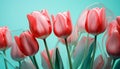 Pink garden spring flower green nature floral tulip background bouquet colorful beauty blossom bloom Royalty Free Stock Photo