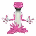 Pink Gecko Meditating