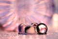 Pink gel marbles Royalty Free Stock Photo