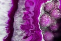 Pink Geode Macro Royalty Free Stock Photo