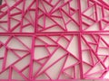 Pink geometric background