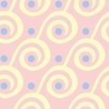Pink geometric seamless background. Multi colored pattern Royalty Free Stock Photo