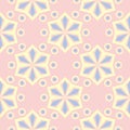 Pink geometric seamless background. Multi colored pattern Royalty Free Stock Photo