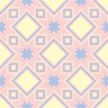 Pink geometric seamless background. Multi colored pattern Royalty Free Stock Photo