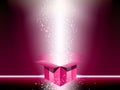 Pink gift box