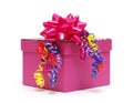Pink Gift Box Royalty Free Stock Photo
