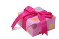 Pink gift box Royalty Free Stock Photo