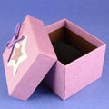 Pink Gift Box Opened Royalty Free Stock Photo