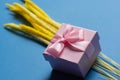 Pink giftbox Royalty Free Stock Photo