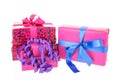 Pink gifts Royalty Free Stock Photo