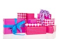 Pink gifts Royalty Free Stock Photo