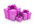 pink gifts Royalty Free Stock Photo