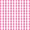Pink gingham background Royalty Free Stock Photo